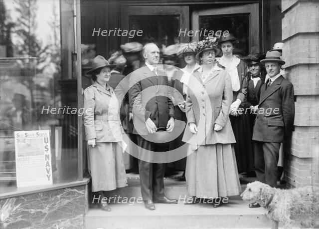 British Commission To U.S. - Admiral De Chair And Group, 1917. Creator: Harris & Ewing.