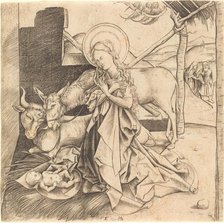 The Nativity. Creator: Israhel van Meckenem.