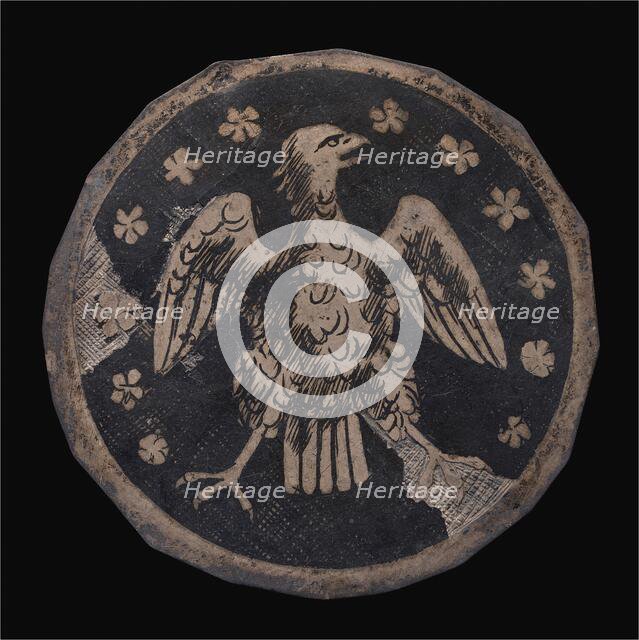 Heraldic Eagle in a Flowered Field. Creator: Unknown.