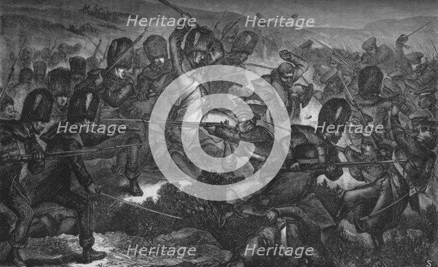 'Charge of the Guards at Inkerman', c1880. Artist: Unknown.