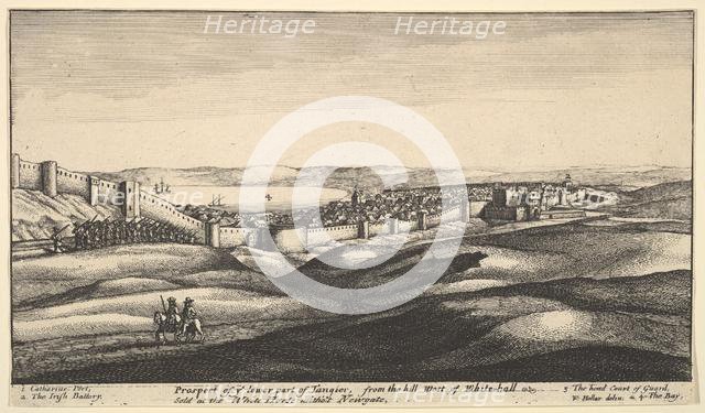 Prospect of the Lower Part of Tangier, ca. 1670. Creator: Wenceslaus Hollar.