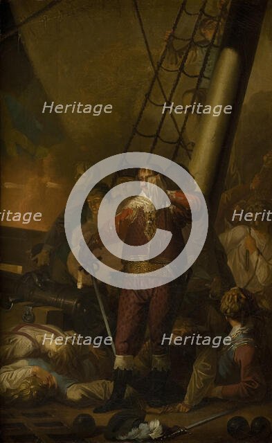 Christian IV Aboard his Flagship "The Trinity" ("Trefoldigheden"), 1782. Creator: Nicolai Abraham Abildgaard.