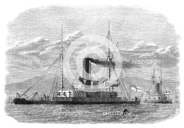 The turret-ships Abyssinia and Magdala, for the defence of Bombay Harbour, 1871. Creator: Unknown.