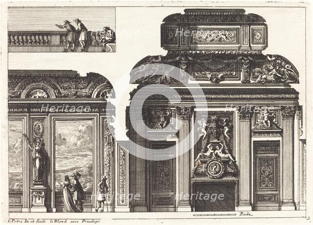 Fireplaces and Other Interior Decorations. Creator: Jean Lepautre.