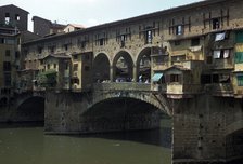 Ponte Vecchio, 14th century. Artist: Unknown