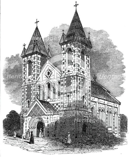 New church, at Kensall Green, 1844. Creator: Unknown.