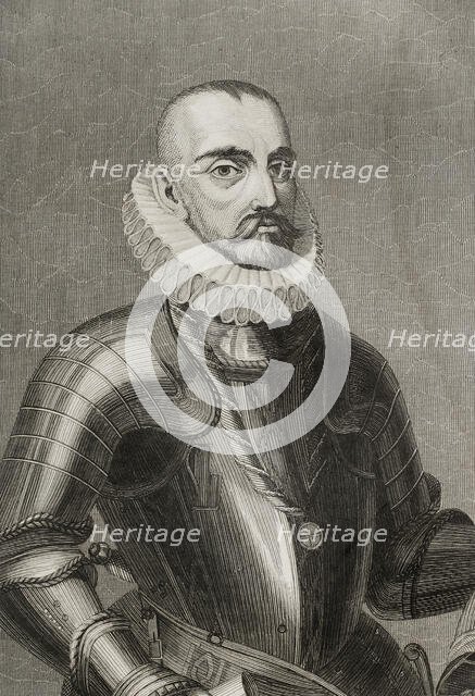 Gonzalo Fernandez de Cordoba, (1453-1515), called "El Gran Capitan", Spanish general, 1853.  Creator: Antonio Roca Sallent.