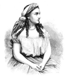 Miss Bateman as Leah, at the Adelphi Theatre, 1864. Creator: Unknown.