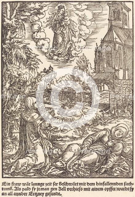 Ein Frau war lannge Zeit ..., c. 1503. Creator: Master of the Legend Scenes.