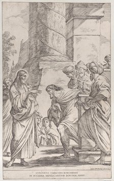 Plate 1: the Calling of Saint Matthew, 1678. Creator: Giuseppe Maria Mitelli.