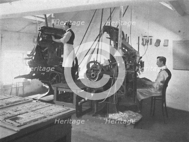 'The Linotypes', 1916. Artist: Unknown.