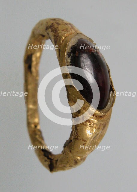 Finger Ring, Frankish, 7th century. Creator: Unknown.