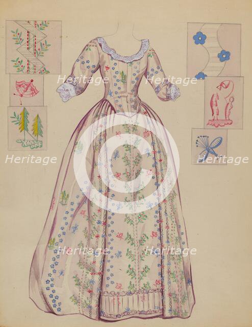 Dress, 1935/1942. Creator: Nancy Crimi.