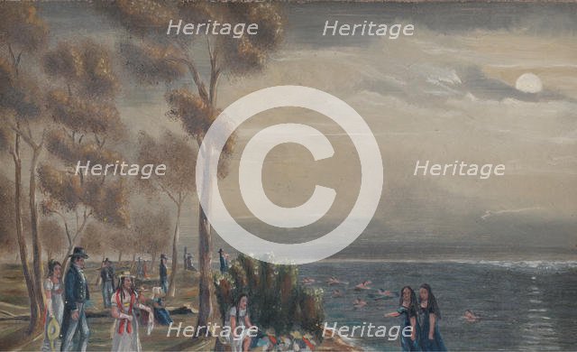 Bathing Party, 1870s. Creator: William P. Chappel.