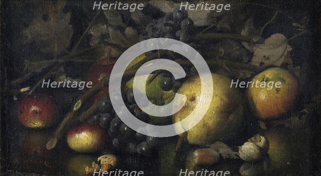 Still life with fruit, late 19th to early 20th century. Creator: Carducius Plantagenet Ream.