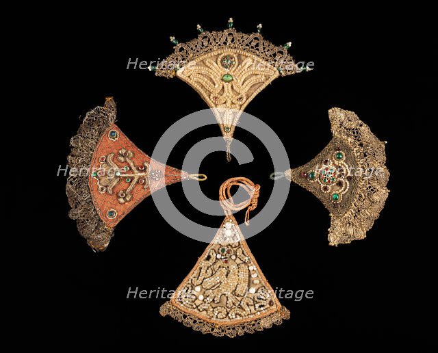 Hair accessory, Russian, 1790-1810. Creator: Unknown.