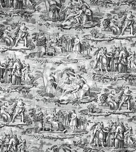 The Story of Joseph (Furnishing Fabric), Rouen, c. 1820. Creator: Unknown.