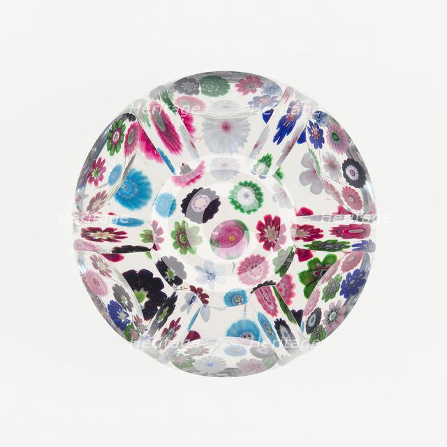 Paperweight, Clichy, 19th century. Creator: Clichy Glassworks.
