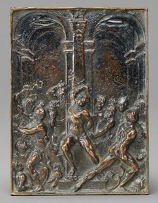 The Flagellation, late 15th - early 16th century. Creator: Moderno.