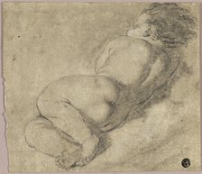 Reclining Child from Back, n.d. Creator: Annibale Carracci.
