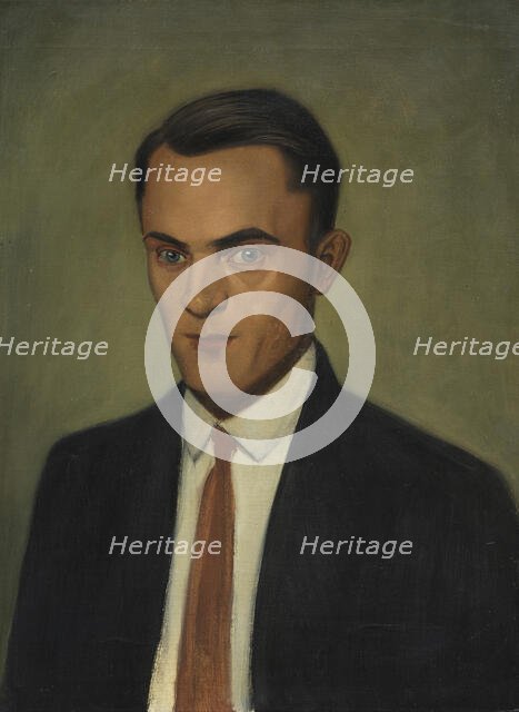 Portrait of Erwin Hildinger, 1928. Creator: Scholz, Georg (1890-1945).