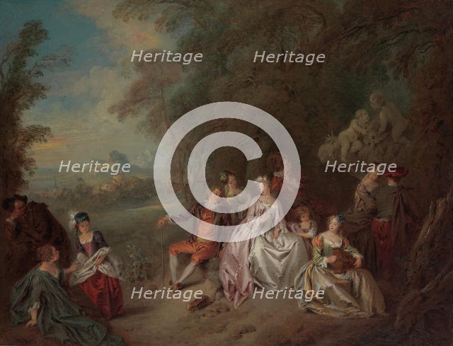Concert Champêtre, ca. 1734. Creator: Jean-Baptiste Pater.