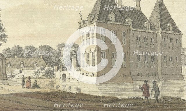 Staverden Castle near Ermelo, 1754. Creator: Anon.