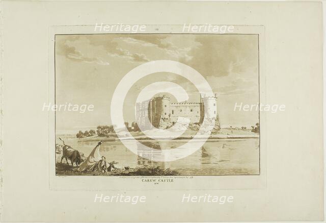 Carew Castle, 1776. Creator: Paul Sandby.