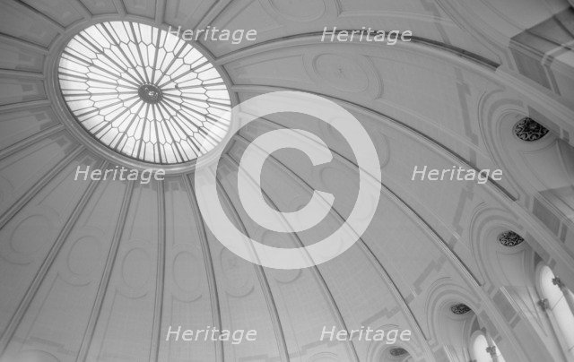 Domed ceiling of the Reading Room, British Museum, London, 1945-1980. Artist: Eric de Maré