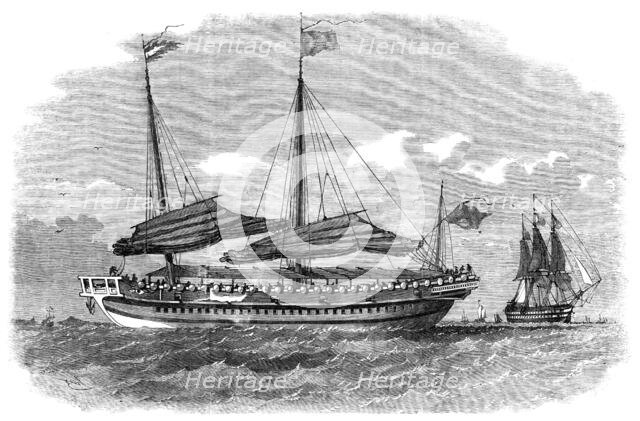 The War in China - Chinese Modern Junk of War: Second Class, 1857. Creator: Unknown.