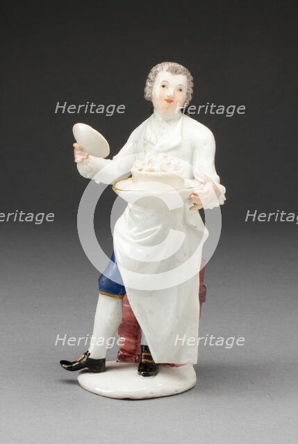 Figure of a Cook, Meissen, 1740/55. Creator: Meissen Porcelain.