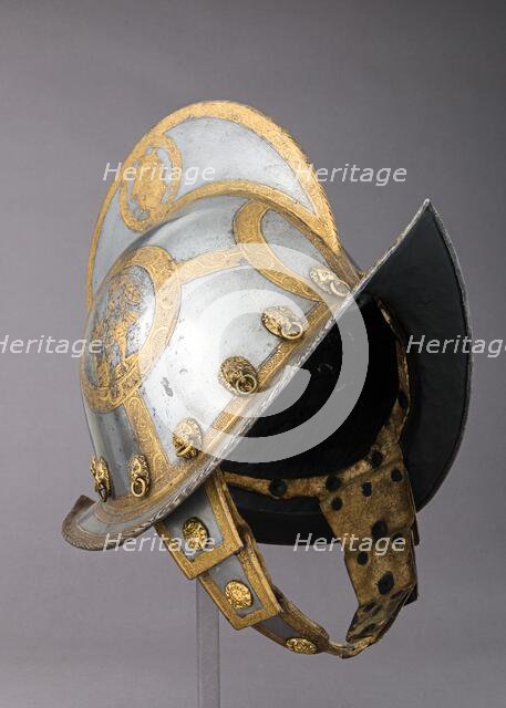 Morion for the Bodyguard of the Prince-Elector of Saxony, German, Nuremberg, ca. 1570. Creator: Unknown.