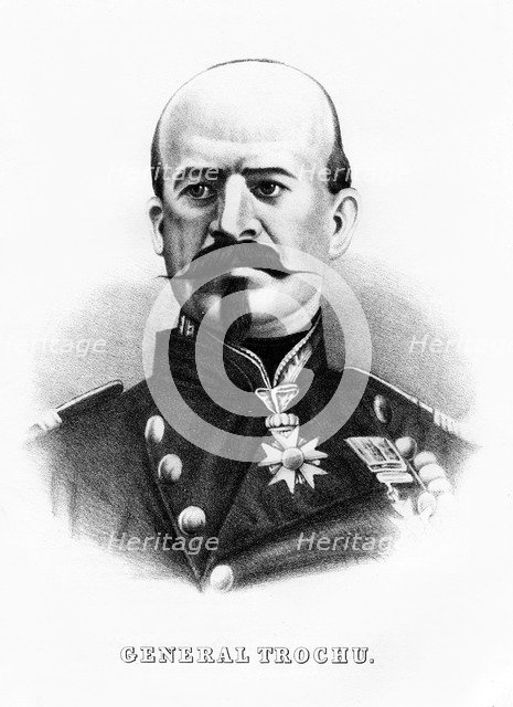 Louis Jules Trochu, French military leader and politician, mid-late 19th century. Artist: Unknown