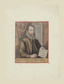 Portrait of the composer Adam Gumpelzhaimer (1559-1625), 1605. Creator: Custos, Dominicus (1560-1612).