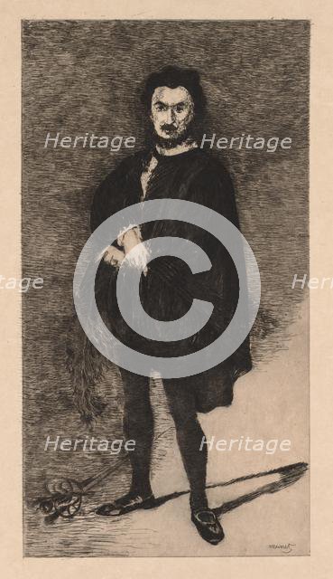 The Tragic Actor, 1866. Creator: Edouard Manet (French, 1832-1883).