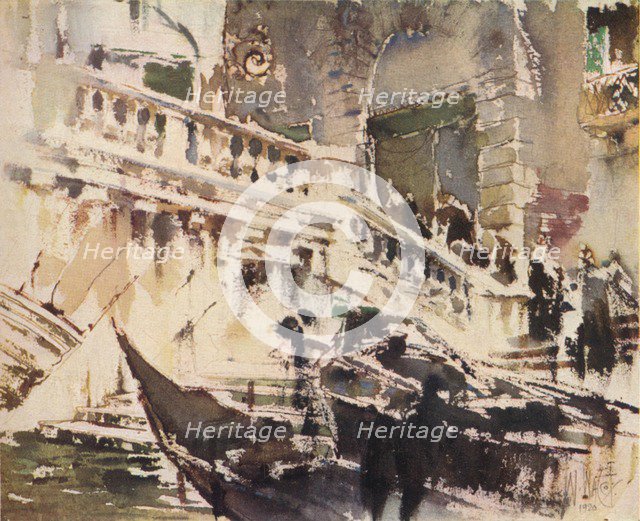 'The Rialto, Venice', 1920, (1923). Artist: William Walcot.