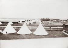 Cavalry camp at Ljungbyhed, Scania, Sweden, 1894. Artist: Unknown