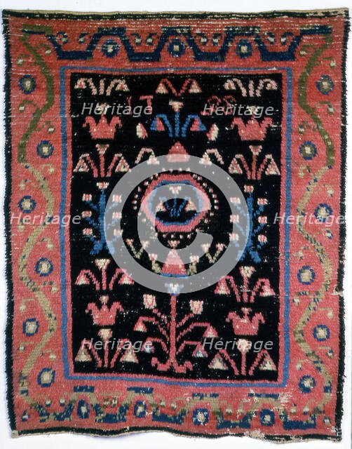 Carpet known as a "Ryijy" or "Rya", Finland, 1798. Creator: Unknown.