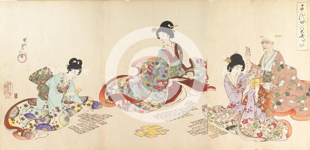 Chiyoda Castle (Album of Women), 1895., 1895. Creator: Chikanobu Yoshu.
