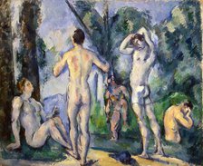 'Bathers', c1890.  Artist: Paul Cezanne