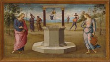 Christ and the Woman of Samaria, 1500/05. Creator: Perugino.