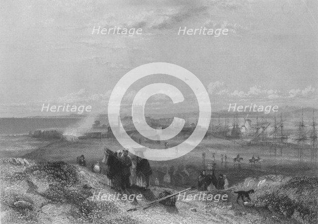 'Hartlepool', 1837 . Artist: William Finden.
