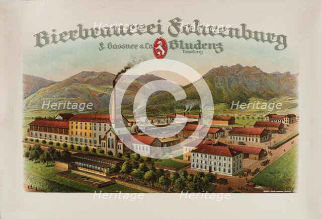 The Fohrenburg brewery, 1910s. Creator: Anonymous.