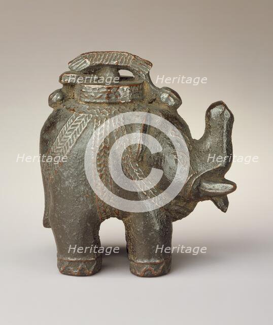 Elephant-Shaped Box, 19th century. Creator: Unknown.