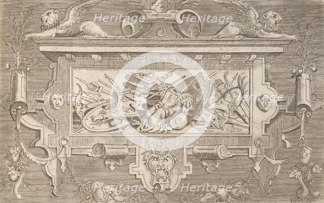 Targhe ed altri ornati di varie e capricciose invenzioni (Cartouches and other ornaments o..., 1773. Creator: Unknown.
