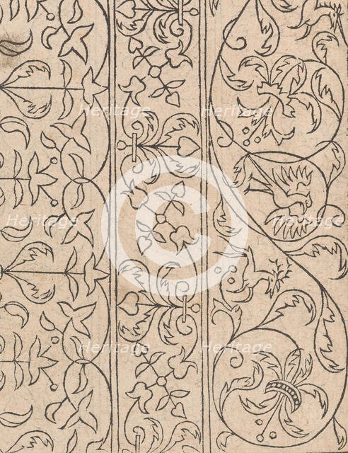 New Modelbüch allen Nägerin u. Sydenstickern (Page 16v), 1556. Creator: Hans Hoffman.