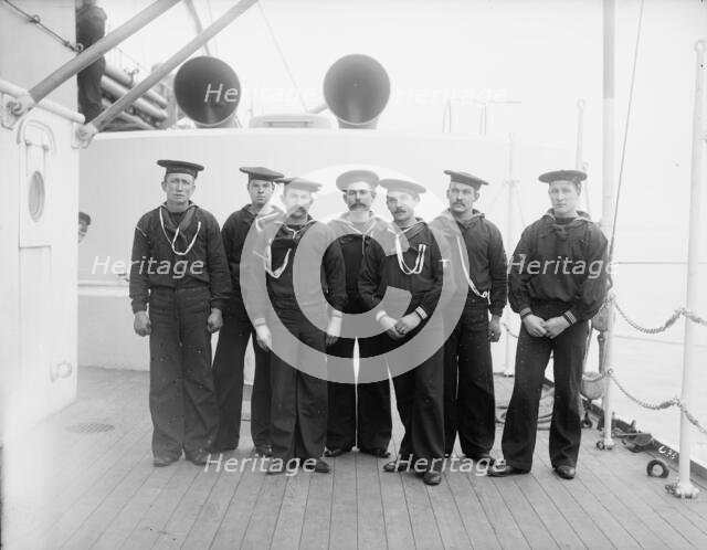 U.S.S. Maine, petty officers, 1896. Creator: Unknown.