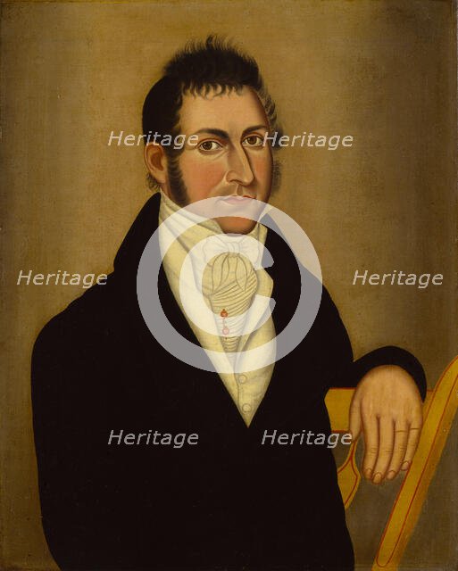 Man in Yellow Chair, ca. 1820. Creator: Unknown.
