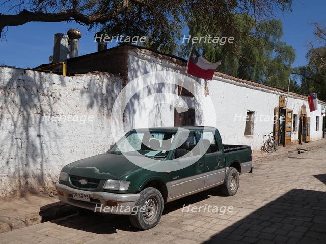 Chevrolet LUV pick-ip truck in Chile 2019. Creator: Unknown.
