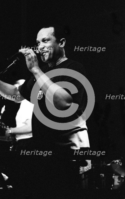 Roy Ayers, Ronnie Scott's, London, 1990. Artist: Brian O'Connor.